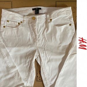 H&M White Jeans